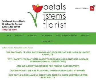 Petalsandstemsflorist.com(Suffern Florist) Screenshot