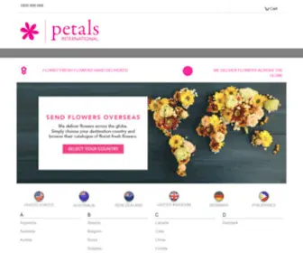 Petalsflowers-Germany.com(Germany Flower Delivery) Screenshot