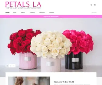 Petalsla.com(Fresh Flower Delivery Los Angeles) Screenshot