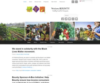 Petalumabounty.org(Petaluma Bounty) Screenshot