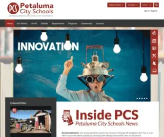 Petalumacityschools.org(Petaluma City Schools) Screenshot