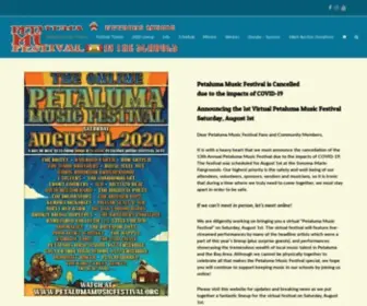 PetalumamusicFestival.org(Petaluma Music Festival) Screenshot