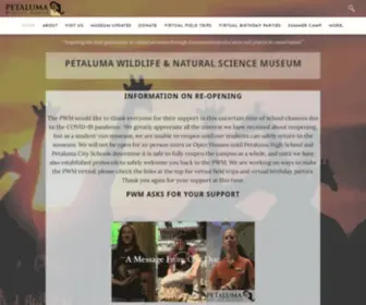 Petalumawildlifemuseum.org(PETALUMA WILDLIFE & NATURAL SCIENCE MUSEUM) Screenshot