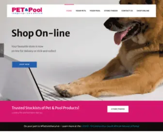 Petandpool.co.za(PET & Pool) Screenshot