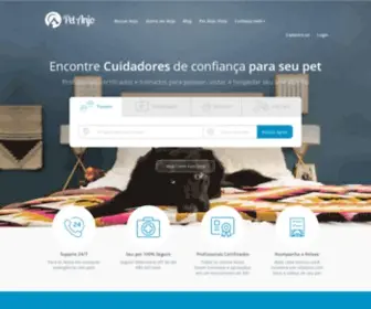 Petanjo.com(Pet Anjo: Seu cachorro e gato com cuidadores de confiança) Screenshot