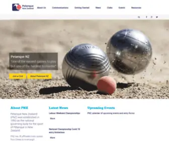 Petanquenz.com(Pétanque) Screenshot