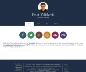 Petar-V.com(Petar Veličković) Screenshot