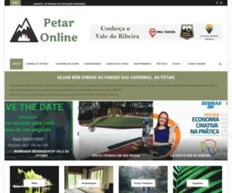 Petaronline.com.br(Simplesmente tudo sobre o PETAR) Screenshot