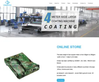 Petarpaulins.com(Wenzhou Snbao Weaving Co) Screenshot