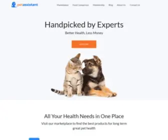 Petassistant.com(Provide the best health and wellness for your pet) Screenshot