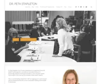 Petastapleton.com(Dr Peta Stapleton) Screenshot