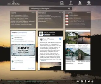 Petawawa.ca(The Town of Petawawa) Screenshot