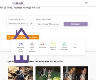 Petbacker.es(Alojamiento de perros en casa) Screenshot