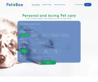 Petbae.com(Pet Bae) Screenshot