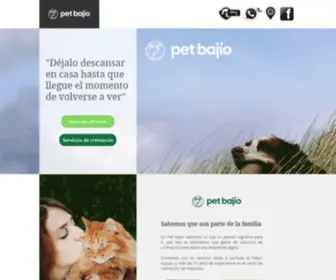 Petbajio.com.mx(Pet Bajío) Screenshot