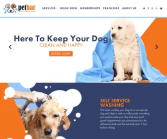 Petbarinc.com(Keep your dog clean and happy) Screenshot