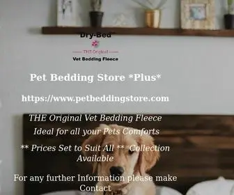 PetbeddingStore.com(Pet Bedding Store) Screenshot