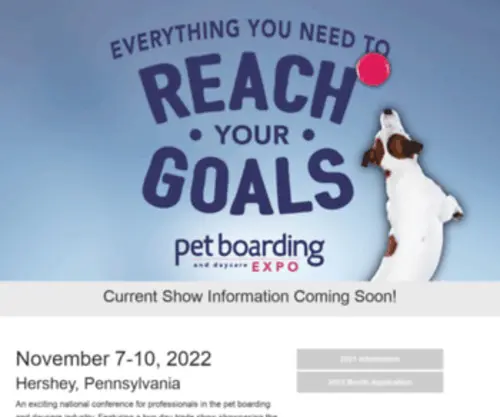 Petboardingexpo.com(Pet Boarding & Daycare Expo) Screenshot