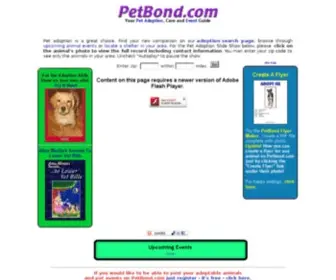 Petbond.com(Pet Adoption Dog N Cat Events) Screenshot