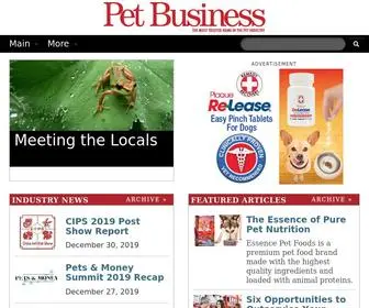 Petbusiness.com(The most trusted name in the pet industry) Screenshot
