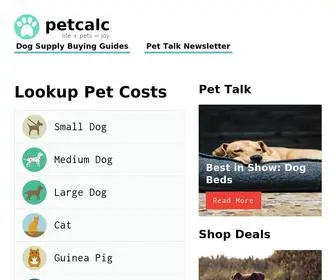 Petcalc.com(Pet Cost Calculator) Screenshot