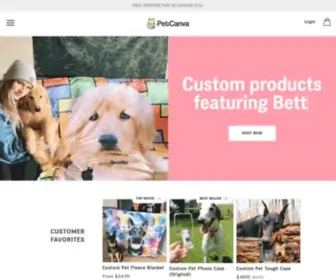 Petcanva.com(Vet Recommended Pet Supplies at Low Prices) Screenshot