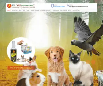 Petcareinternational.in(Pet Care International) Screenshot