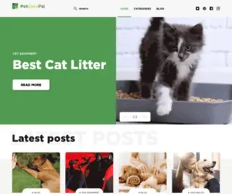 Petcarepal.com(Pet Product Reviews & Tips) Screenshot