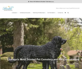 Petcemetery.org(Pet Cremation) Screenshot