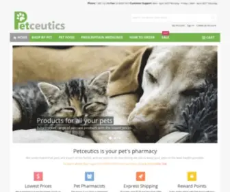 Petceutics.com.au(Pet prescription medicines) Screenshot