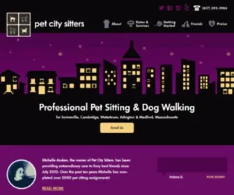 Petcitysitters.com(Professional Pet Sitting & Dog Walking for Somerville) Screenshot