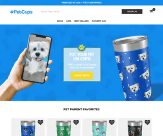 Petcups.com(Pet Cups) Screenshot