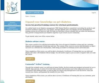 Petdiabetestraining.com(Training) Screenshot