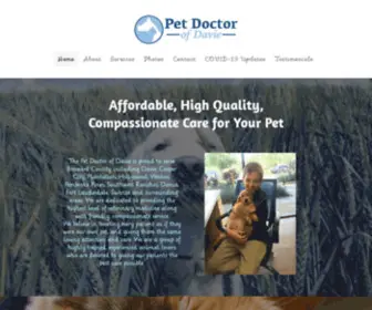 Petdoctorofdavie.com(Pet Doctor of Davie) Screenshot