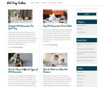 Petdogonline.net(Pet Dog Online) Screenshot