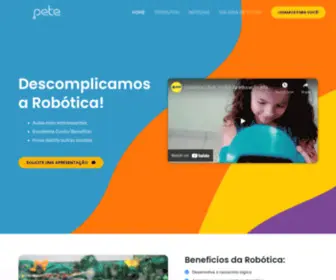 Pete.com.br(ROBÓTICA EDUCACIONAL) Screenshot