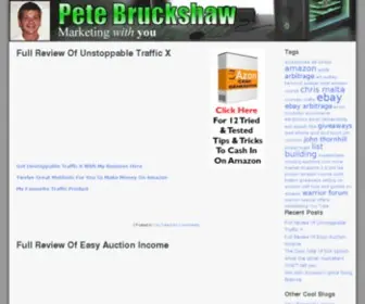 Petebruckshaw.com(Pete Bruckshaw) Screenshot