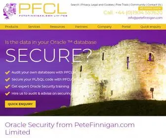 Petefinnigan.com(Pete Finnigan) Screenshot
