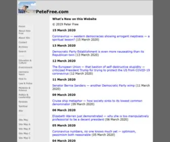 Petefree.com(PeteFree) Screenshot