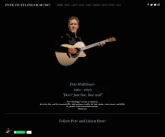 Petehuttlinger.com(Pete Huttlinger Music) Screenshot