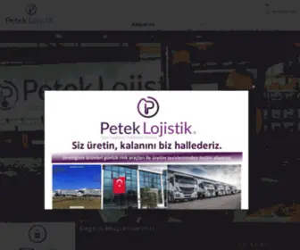 Peteklojistik.com(PETEK LOJİSTİK) Screenshot