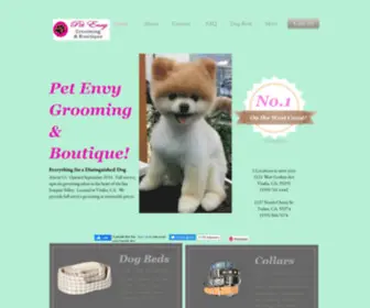 Petenvygrooming.com(Pet Envy Grooming & Boutique) Screenshot