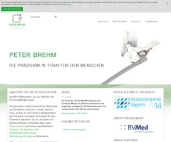 Peter-Brehm.de(Peter Brehm) Screenshot