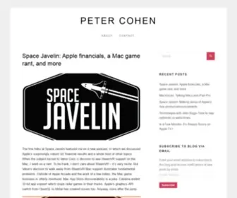 Peter-Cohen.com(Peter Cohen) Screenshot