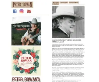 Peter-Rowan.com(Peter Rowan) Screenshot