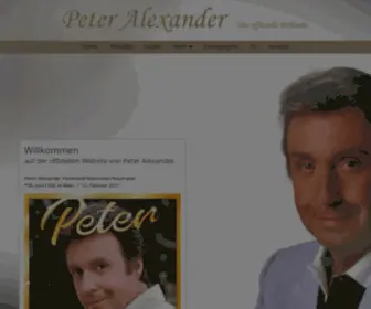 Peteralexander.de(Peter Alexander) Screenshot