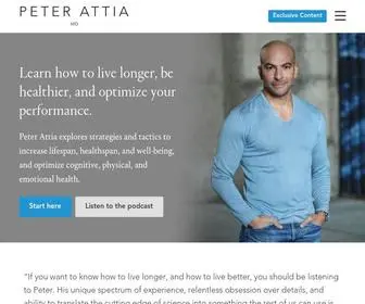 Peterattiamd.com(Peter Attia) Screenshot