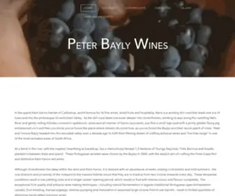 Peterbayly.co.za(Peter Bayly Wines) Screenshot
