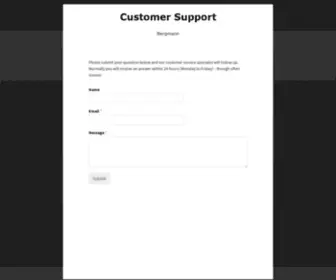 Peterbergmann.info(Customer Support) Screenshot