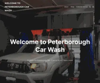 Peterboroughcarwash.com(19 Wilton Rd Peterborough NH) Screenshot